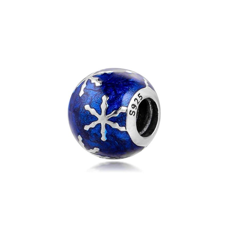 Charms fits for Bracelet Necklace Wintry Delight Beads with Midnight Blue Enamel 100% 925 Sterling Silver Jewelry Free Shipping 
Charms fits for Bracelet Necklace Wintry Delight Beads with Midnight Blue Enamel 100% 925 Sterling Silver Jewelry Free Shipping