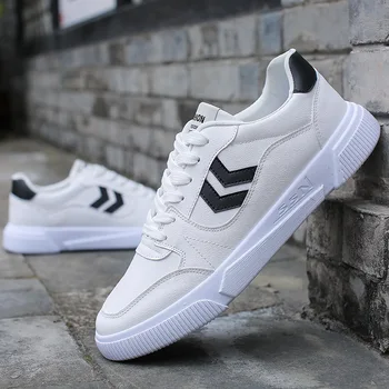 2019 News Brand White Black Men's Skateboarding Shoes Comfortable Sport Outdoor Sneakers Designer for Running Shoes
2019 News Brand White Black Men's Skateboarding Shoes Comfortable Sport Outdoor Sneakers Designer for Running Shoes