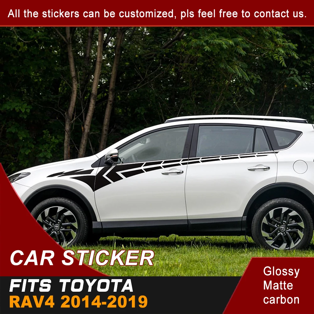 Car Decals Fit For Toyota Rav4 Cool Racing Side Door Gradient Graphic Vinyls Scratch Protect Car Accessories Stickers Custom
Car Decals Fit For Toyota Rav4 Cool Racing Side Door Gradient Graphic Vinyls Scratch Protect Car Accessories Stickers Custom
