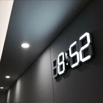 LED Wall Clock 3D Modern Design Digital Table Clock Alarm Nightlight Watch Auto Backlight for Home Living Room Decoration
LED Wall Clock 3D Modern Design Digital Table Clock Alarm Nightlight Watch Auto Backlight for Home Living Room Decoration