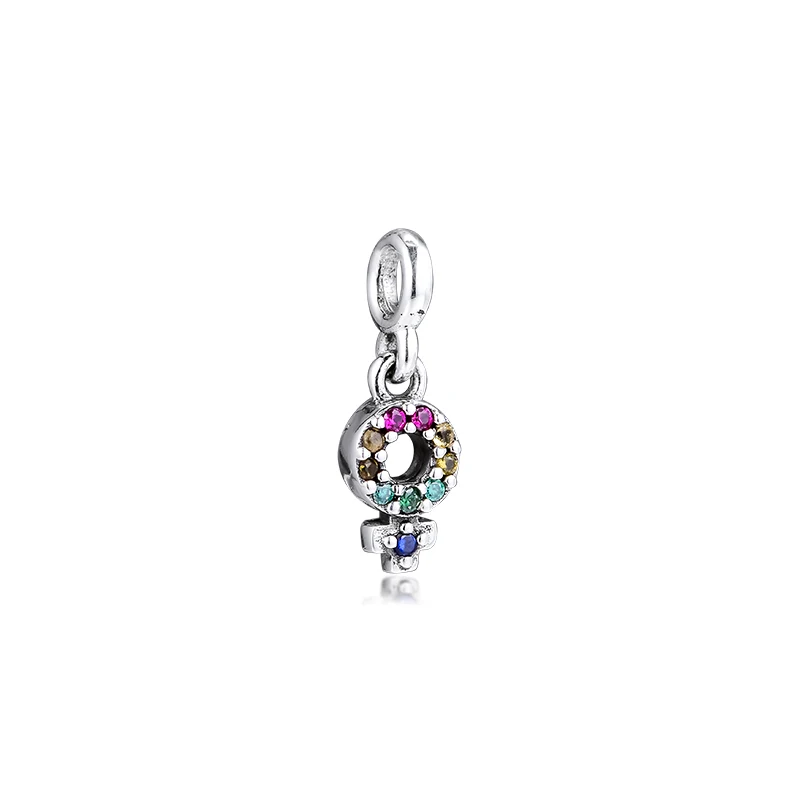 

CKK Fits Pandora Bracelet ME My Girl Pride Dangle Charm for Jewelry Making Charms Silver 925 Original Bead