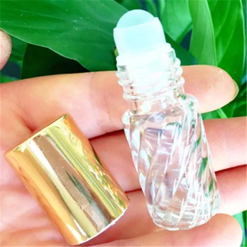 5ML Clear Glass Essential Oil Bottles with Gold Lid Aromatherapy Perfume Lip Balm Roll On Bottles WB2432
5ML Clear Glass Essential Oil Bottles with Gold Lid Aromatherapy Perfume Lip Balm Roll On Bottles WB2432
