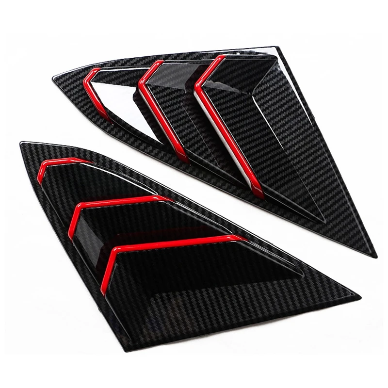 Rear Window Triangular Carbon Fiber with Red Line for Honda Civic 10Th 2017 2018 2019 Window Blinds Triangular Window Protection
Rear Window Triangular Carbon Fiber with Red Line for Honda Civic 10Th 2017 2018 2019 Window Blinds Triangular Window Protection