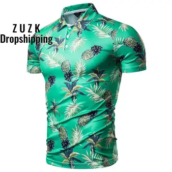 ZUZK Mens Polo Shirt Pineapple Floral Printed Short Sleeve Camisas Polo Men Fashions Summer Funny Hawaii Pink Polo Homme M-XXL
ZUZK Mens Polo Shirt Pineapple Floral Printed Short Sleeve Camisas Polo Men Fashions Summer Funny Hawaii Pink Polo Homme M-XXL