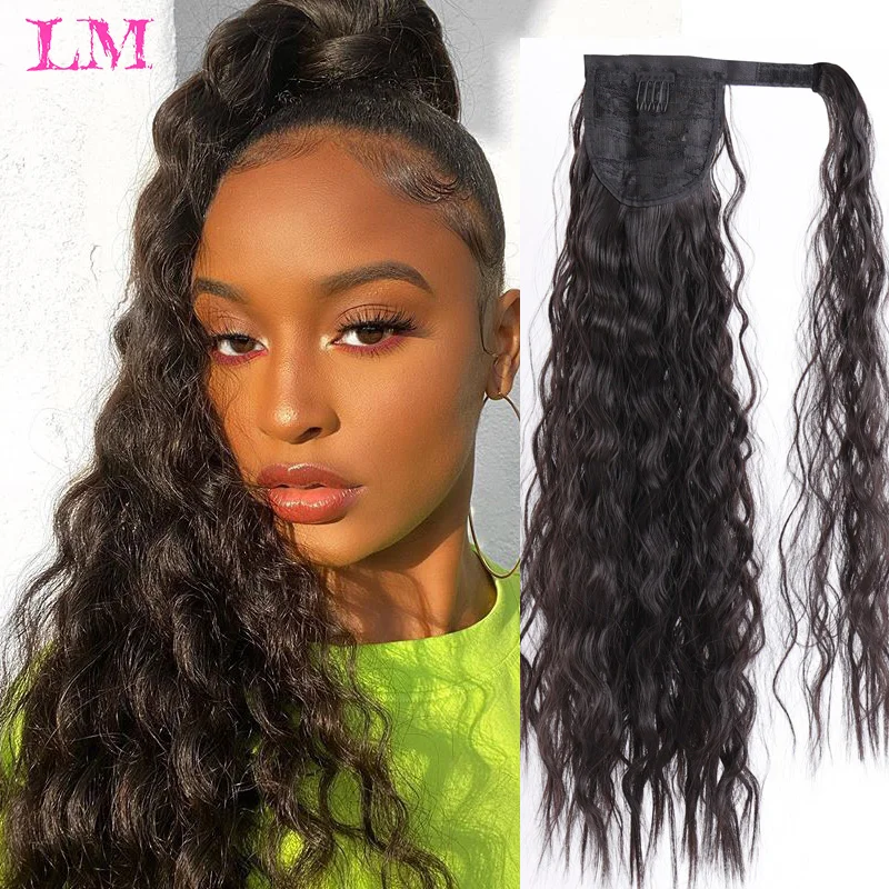 LIANGMO Vigorous Long Wave Wrap Around Clip In Ponytail Hair Extension Heat Resistant Synthetic Wavy Ponytail Fake Hair
LIANGMO Vigorous Long Wave Wrap Around Clip In Ponytail Hair Extension Heat Resistant Synthetic Wavy Ponytail Fake Hair