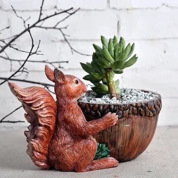 FLOWERPOT CARTOON CUTE ANIMAL SQUIRREL FLESHY FLOWER POT RESIN SUCCULENT DESKTOP DECORATION FOR OFFICE POTS DE FLEURS BONSAI
FLOWERPOT CARTOON CUTE ANIMAL SQUIRREL FLESHY FLOWER POT RESIN SUCCULENT DESKTOP DECORATION FOR OFFICE POTS DE FLEURS BONSAI