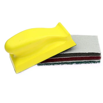 Polisher Sanding Pad Parts 70*135mm Hand Hook & Loop Cloths PU Foam Workshop Detailing
Polisher Sanding Pad Parts 70*135mm Hand Hook & Loop Cloths PU Foam Workshop Detailing