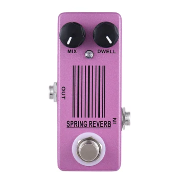 True Bypass Digital Portable Spring Reverb Professional Accessories Knob Parts Mini Musical Instruments Guitar Effect Pedal
True Bypass Digital Portable Spring Reverb Professional Accessories Knob Parts Mini Musical Instruments Guitar Effect Pedal