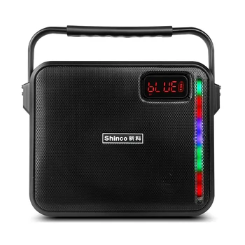 Portable Karaoke Speaker with Handle and PA Bluetooth Speaker System with UHF Wireless Microphone, Remote Control
Portable Karaoke Speaker with Handle and PA Bluetooth Speaker System with UHF Wireless Microphone, Remote Control