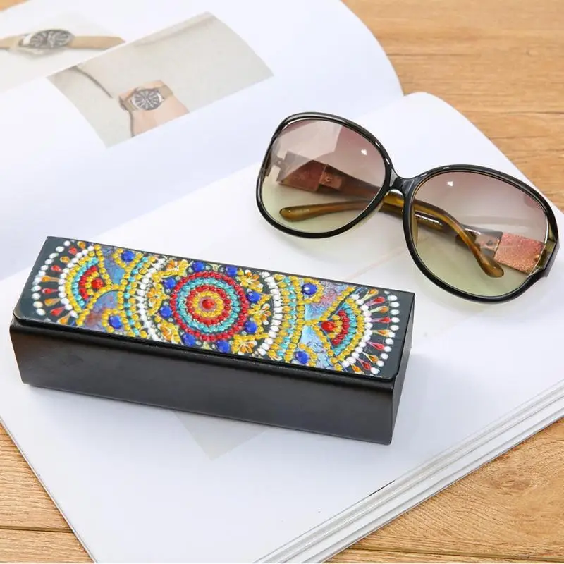 5D DIY Diamond Painting Eye Glasses Box Travel Leather Sunglasses Storage Case Diamond Embroidery Storage Case Gifts
5D DIY Diamond Painting Eye Glasses Box Travel Leather Sunglasses Storage Case Diamond Embroidery Storage Case Gifts