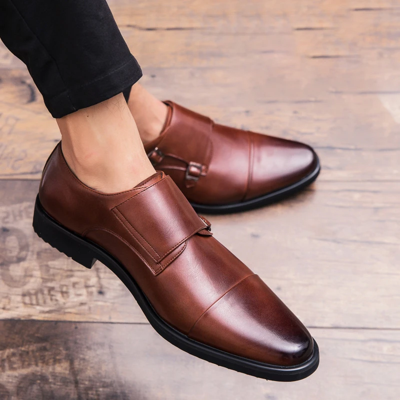 38~48 men shoes leather comfortable Gentleman's Stylish business formal shoes #TLK003
38~48 men shoes leather comfortable Gentleman's Stylish business formal shoes #TLK003