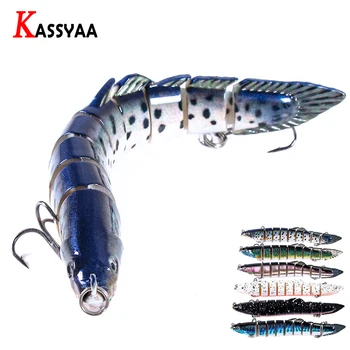 1pc Sexy Swim 9 Sections Hard Fishing Lure 140mm 22g #4 Fishhooks Outdoor Simulation Jerkbait Free Shipping Crank Bait Isca 2020
1pc Sexy Swim 9 Sections Hard Fishing Lure 140mm 22g #4 Fishhooks Outdoor Simulation Jerkbait Free Shipping Crank Bait Isca 2020