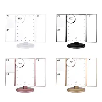 22 Light Makeup Mirror LED Touch Screen Adjustable Folding Magnifying Mirror For Table Desktop
22 Light Makeup Mirror LED Touch Screen Adjustable Folding Magnifying Mirror For Table Desktop