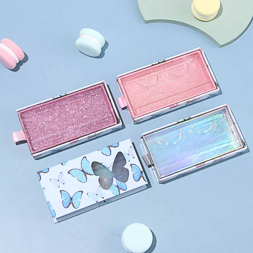 New Butterfly Square Eyelash Box Fake 3D Mink False Eyelashes Boxes Faux Mink Lashe Cases with a Transparent Tray Makeup Tools
New Butterfly Square Eyelash Box Fake 3D Mink False Eyelashes Boxes Faux Mink Lashe Cases with a Transparent Tray Makeup Tools