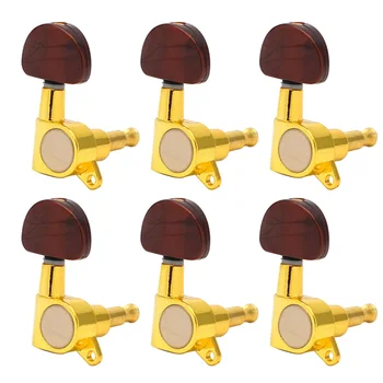 Closed Gear Sealed Knobs Replacement Machine Heads Accurate Adjust Locking String Music Guitar Tuning Peg Rustproof Anti Slip