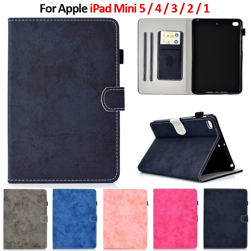 Чехол для iPad Mini 5 чехол Роскошный кошелек слоты карт защитный планшета 4 3 2 1 |