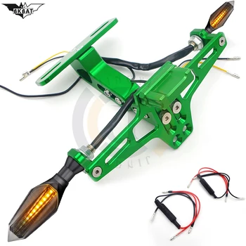 Motorcycle license plate frame with turn signal and relay plate holder FOR Yamaha tracer 900 gt pw 50 Aprilia rs Benelli trk502
Motorcycle license plate frame with turn signal and relay plate holder FOR Yamaha tracer 900 gt pw 50 Aprilia rs Benelli trk502