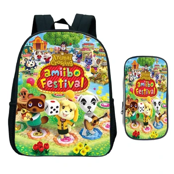 Animal Crossing 2pcs Set/Rucksack Pen Bag For Girls Boys School Bag Baby Cute Backpack Kindergarten Children Mochila Escolar
Animal Crossing 2pcs Set/Rucksack Pen Bag For Girls Boys School Bag Baby Cute Backpack Kindergarten Children Mochila Escolar
