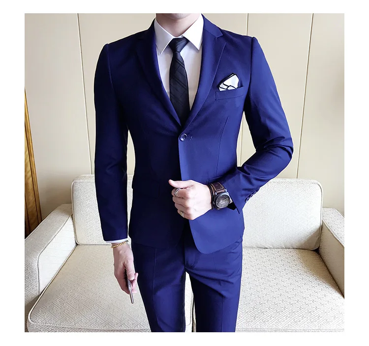 Classic custom made men double breasted slim fit suit Blazers gentleman style wedding suits for men Jacket+Pants
Classic custom made men double breasted slim fit suit Blazers gentleman style wedding suits for men Jacket+Pants