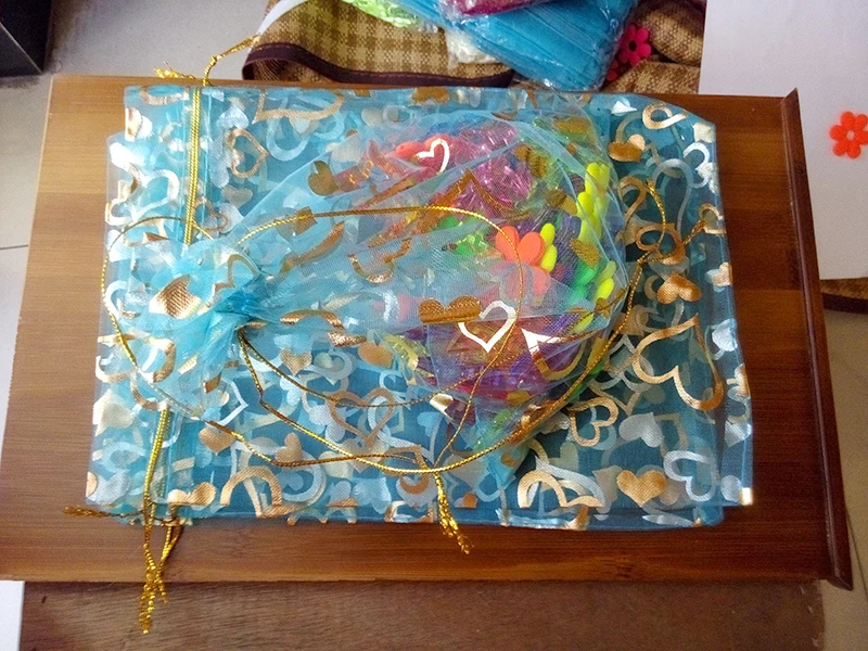 Lake blue heart organza bags 11x16cm 1000pcs jewelry packaging display bags gifts drawstring bag pouch jewelry bag for bracelets
Lake blue heart organza bags 11x16cm 1000pcs jewelry packaging display bags gifts drawstring bag pouch jewelry bag for bracelets