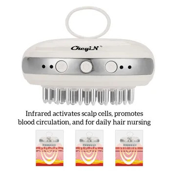 Electric Infrared Scalp Comb EMS Vibrating Stimulating Head Hair Brush Stress Relief Massager Hair Growth Anti Hair Loss Machine
Electric Infrared Scalp Comb EMS Vibrating Stimulating Head Hair Brush Stress Relief Massager Hair Growth Anti Hair Loss Machine