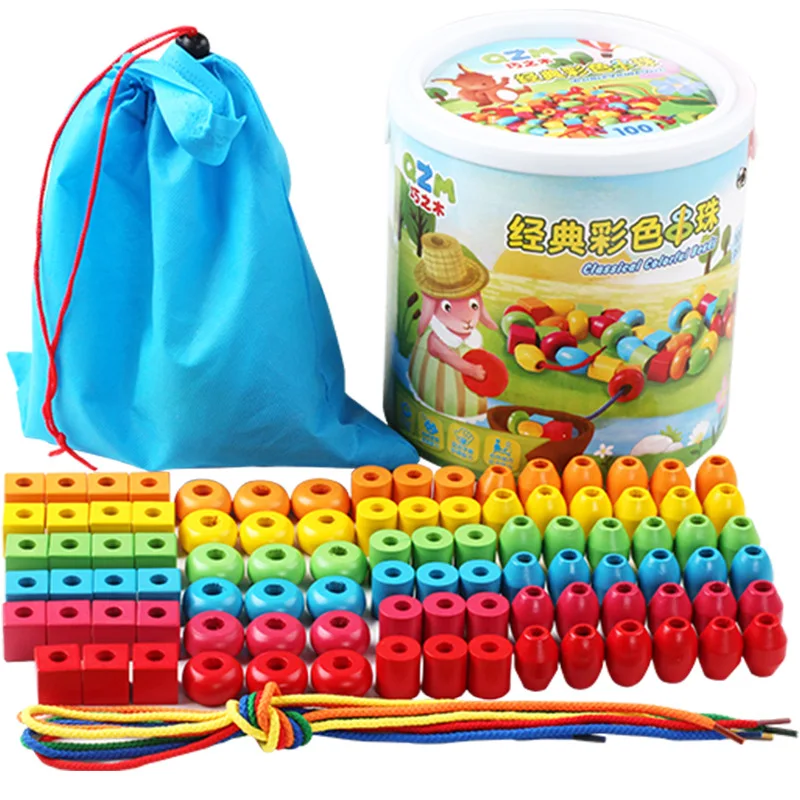 A a Year of Age Semi-GIRL'S Male Baby Beads Threading String Hands-on Building Blocks Infant Child Educational Toy 1-3-5-Year-Ol
A a Year of Age Semi-GIRL'S Male Baby Beads Threading String Hands-on Building Blocks Infant Child Educational Toy 1-3-5-Year-Ol