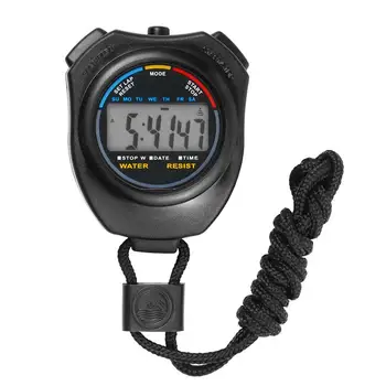 Digital Handheld Professional Electronic Chronograph Sports Stopwatch Timer Stop Watch Display Great for Sports Coaches (Black)
Digital Handheld Professional Electronic Chronograph Sports Stopwatch Timer Stop Watch Display Great for Sports Coaches (Black)