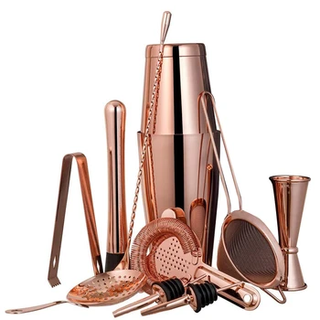 11 Piece Bartender Kit Cocktail Boston Shaker Barware Set Includes 28 and 18 OZ
11 Piece Bartender Kit Cocktail Boston Shaker Barware Set Includes 28 and 18 OZ