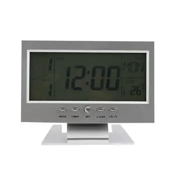 Voice Control Back-light LCD Alarm Clock Weather Monitor Calendar With Thermometer Desk Clock 2 Colors Drop Shipping
Voice Control Back-light LCD Alarm Clock Weather Monitor Calendar With Thermometer Desk Clock 2 Colors Drop Shipping