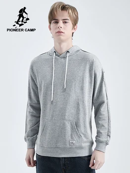 Pioneer Camp Hoodies Male with Hood Autumn Casual Black Plain Pocket Men's Sweatshirt for teen AWY901566
Pioneer Camp Hoodies Male with Hood Autumn Casual Black Plain Pocket Men's Sweatshirt for teen AWY901566