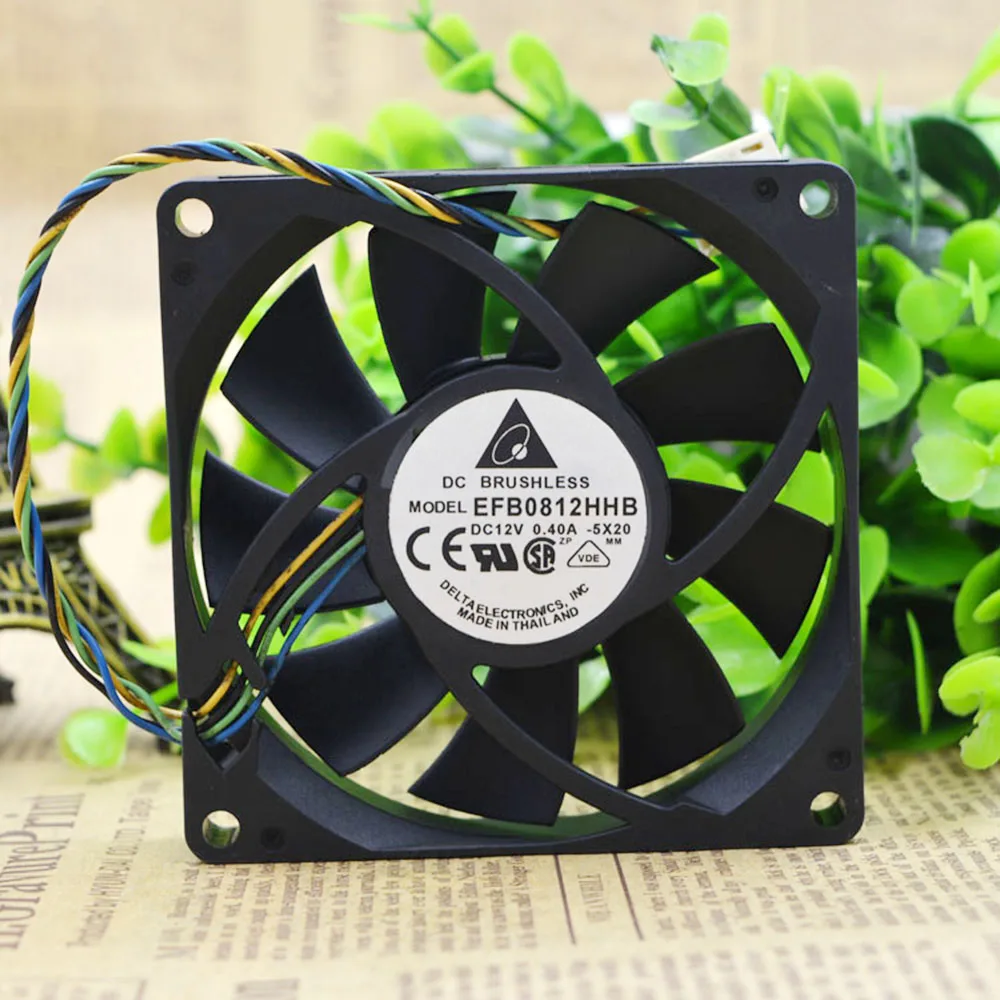 Brand new original 8015 80X80X15MM EFB0812HHB 12V 0.4A four wire pwm intelligent temperature control fan 8 cm
Brand new original 8015 80X80X15MM EFB0812HHB 12V 0.4A four wire pwm intelligent temperature control fan 8 cm