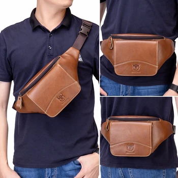 BULL CAPTAIN Cowhide Leather Fanny Pack Messenger Bag Handbag Travel Pocket Men's Small Pocket Men's Bag Chest Sling Bag
BULL CAPTAIN Cowhide Leather Fanny Pack Messenger Bag Handbag Travel Pocket Men's Small Pocket Men's Bag Chest Sling Bag