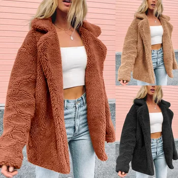 Faux Fur Coat Jacket Ladies Warm Winter Solid Turn Down Collar Outerwear2019 News Women's Fashion Winter Warm Coat
Faux Fur Coat Jacket Ladies Warm Winter Solid Turn Down Collar Outerwear2019 News Women's Fashion Winter Warm Coat
