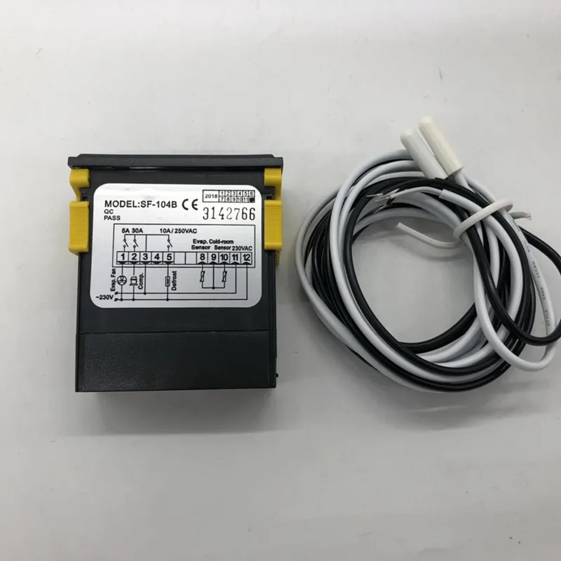 SF-104B thermostat controller electronic temperature controller refrigerator freezer temperature controller defrost 30A
SF-104B thermostat controller electronic temperature controller refrigerator freezer temperature controller defrost 30A