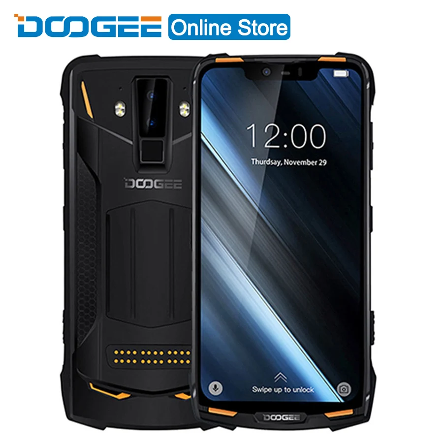 Фото DOOGEE S90C модульный прочный мобильный телефон IP68 6 18 дюймов дисплей 12V2A 5050 мАч Helio P70