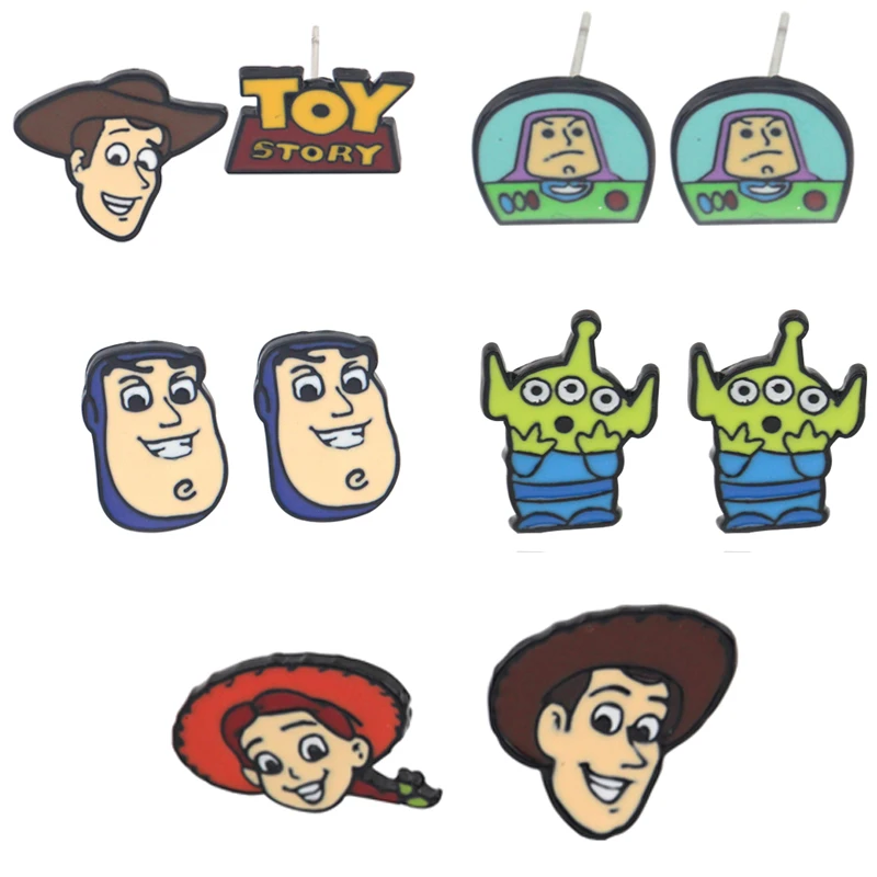 Toy Story Woody Buzz Lightyear Fashion Anime Earring Cute Animal Stud Earrings Women Girls Kids Jewelry XMAS New Gift
Toy Story Woody Buzz Lightyear Fashion Anime Earring Cute Animal Stud Earrings Women Girls Kids Jewelry XMAS New Gift