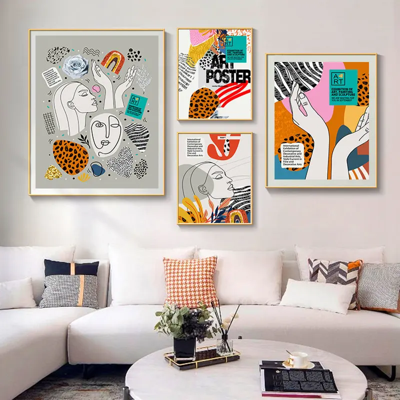 Abstract Fashion Wall Art Canvas Painting Multicolored Geometric Line Poster and Print Modern Living Room Home Decoration
Abstract Fashion Wall Art Canvas Painting Multicolored Geometric Line Poster and Print Modern Living Room Home Decoration