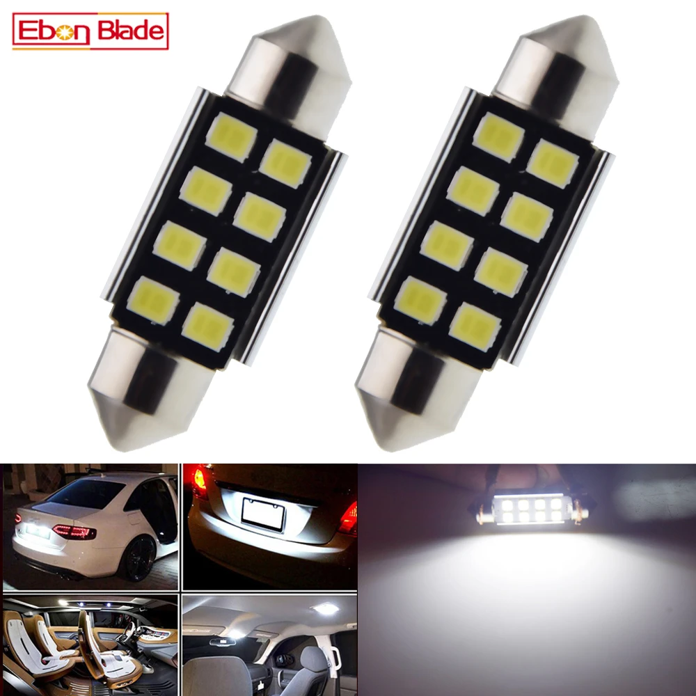 2Pcs 31/36/39/41mm Canbus Error Free LED Bulbs Car Interior Festoon Dome Lamp Auto License Plate Trunk Door Light 12V White
2Pcs 31/36/39/41mm Canbus Error Free LED Bulbs Car Interior Festoon Dome Lamp Auto License Plate Trunk Door Light 12V White