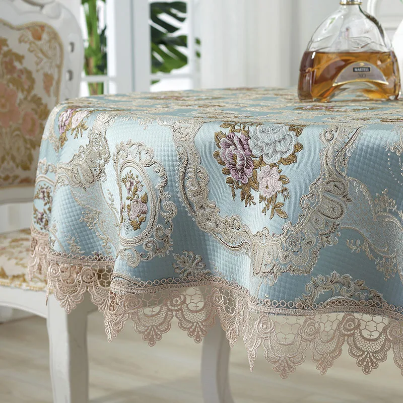 European Round Table Cloth High-end Lace Embroidered Table Cover Seat Cushion Home Decoration Cover Cloth Chair Cover Set
European Round Table Cloth High-end Lace Embroidered Table Cover Seat Cushion Home Decoration Cover Cloth Chair Cover Set