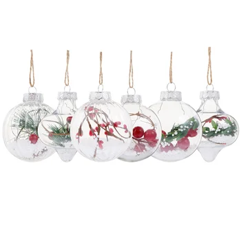 6pcs Fashionable Creative Xmas Tree Hanging Ornament Hanging Adornment Xmas Ball Hanging Decor for Home
6pcs Fashionable Creative Xmas Tree Hanging Ornament Hanging Adornment Xmas Ball Hanging Decor for Home