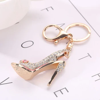 High Heel Shoe Keychain Rhinestone Crystal Purse Car Key Chain Bag Decorative Alloy Keyring
High Heel Shoe Keychain Rhinestone Crystal Purse Car Key Chain Bag Decorative Alloy Keyring