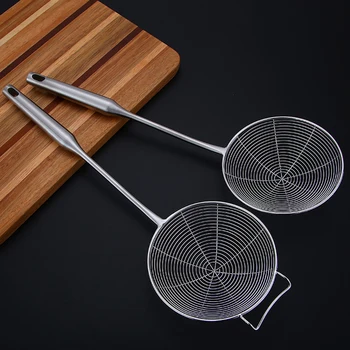 Skimmer Sieve Food Oil Fine Handheld Mesh Stainless Steel Fried Filter Spoon Strainer Ladle Filter Colander Kitchen Accessories
Skimmer Sieve Food Oil Fine Handheld Mesh Stainless Steel Fried Filter Spoon Strainer Ladle Filter Colander Kitchen Accessories