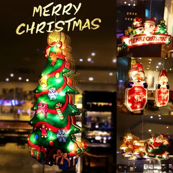 Waterproof Christmas Decorations Window Blinking Lights with Suction Cup Hanging Decor Santa Claus Snowman Christmas Waterproof
Waterproof Christmas Decorations Window Blinking Lights with Suction Cup Hanging Decor Santa Claus Snowman Christmas Waterproof