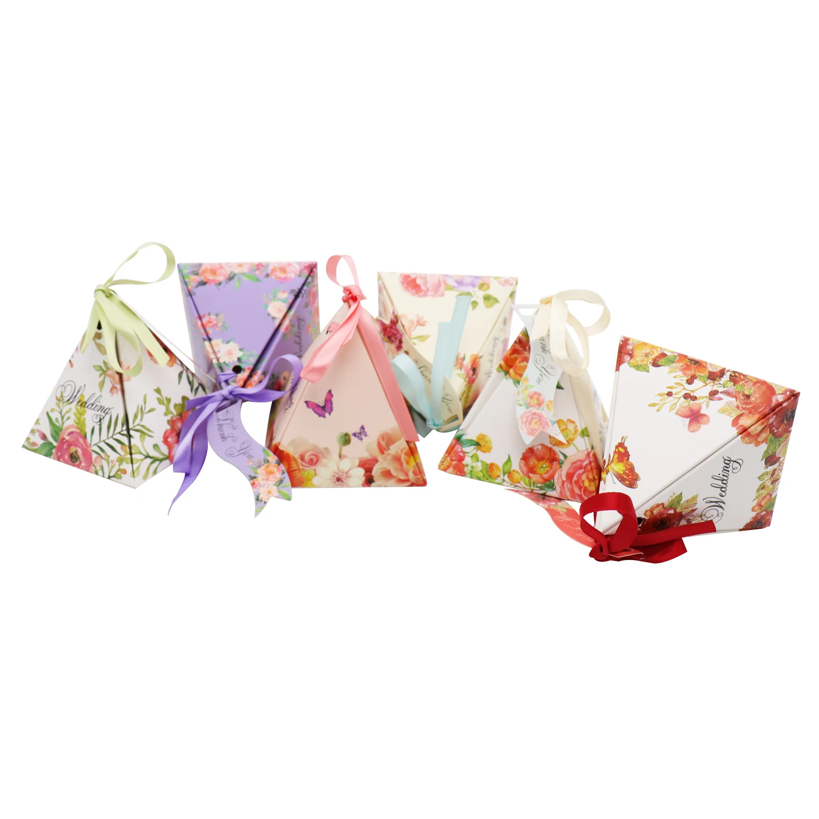 50PCS/lot Triangular Pyramid Flower Candy Box With Ribbon Favors Gifts Chocolate Box Wedding Baby Shower Supplies Decoration
50PCS/lot Triangular Pyramid Flower Candy Box With Ribbon Favors Gifts Chocolate Box Wedding Baby Shower Supplies Decoration