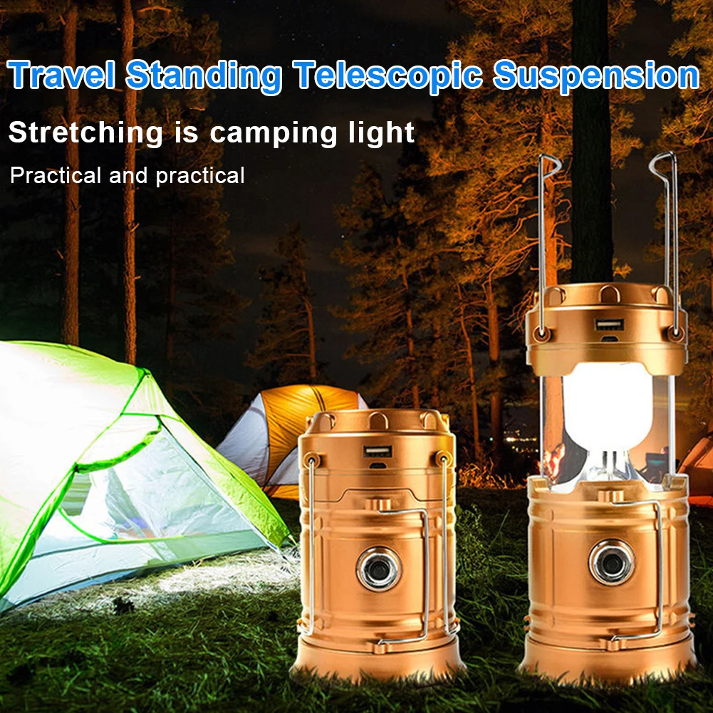 Outdoor Portable Lanterns Multifunction LEDs Solar Power Lamp Collapsible USB Rechargeable Camping Lantern Light
Outdoor Portable Lanterns Multifunction LEDs Solar Power Lamp Collapsible USB Rechargeable Camping Lantern Light