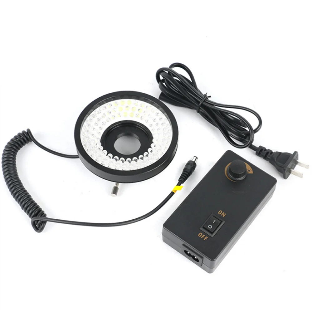 Screw On Metal 96 LED Microscope Ring Light Adjustable Illumination Lamp for Monocular Video Microscope
Screw On Metal 96 LED Microscope Ring Light Adjustable Illumination Lamp for Monocular Video Microscope