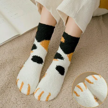 Casual Women Sock Fluffy Warm Slipper Socks Winter Fall Fuzzy Cute Girl Cat Paw Home Sleeping Animal Socks Hosiery 2019 Hot Sell
Casual Women Sock Fluffy Warm Slipper Socks Winter Fall Fuzzy Cute Girl Cat Paw Home Sleeping Animal Socks Hosiery 2019 Hot Sell