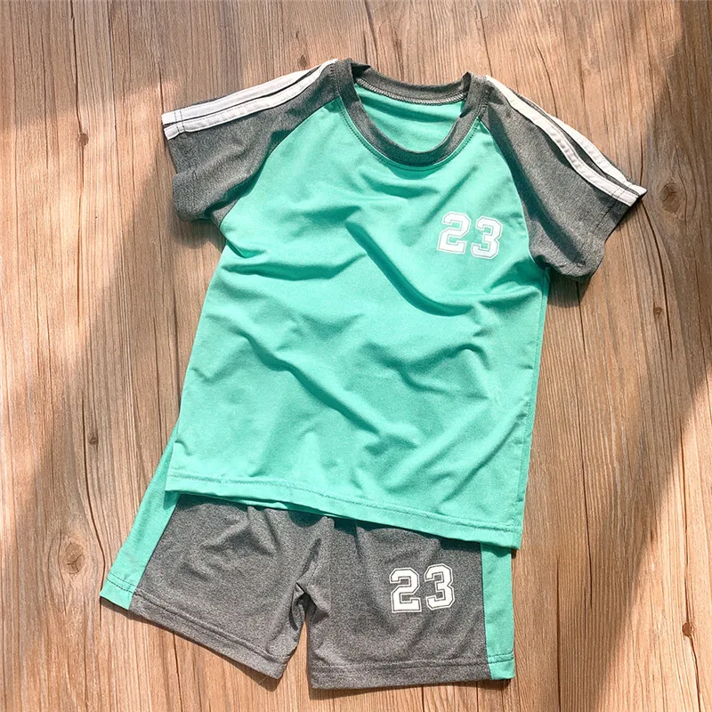2020 Summer Boys Clothes Special for Children Kids Boy Clothing Set T-shit+Pants Quick drying Exercise sweats quickly
2020 Summer Boys Clothes Special for Children Kids Boy Clothing Set T-shit+Pants Quick drying Exercise sweats quickly