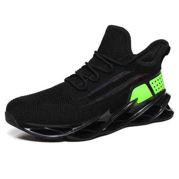 Fashion Men Lightweight Blade Running Shoes Shockproof Lack Up Breathable Male Sneakers Height Increase Walking Casual Shoes Man
Fashion Men Lightweight Blade Running Shoes Shockproof Lack Up Breathable Male Sneakers Height Increase Walking Casual Shoes Man