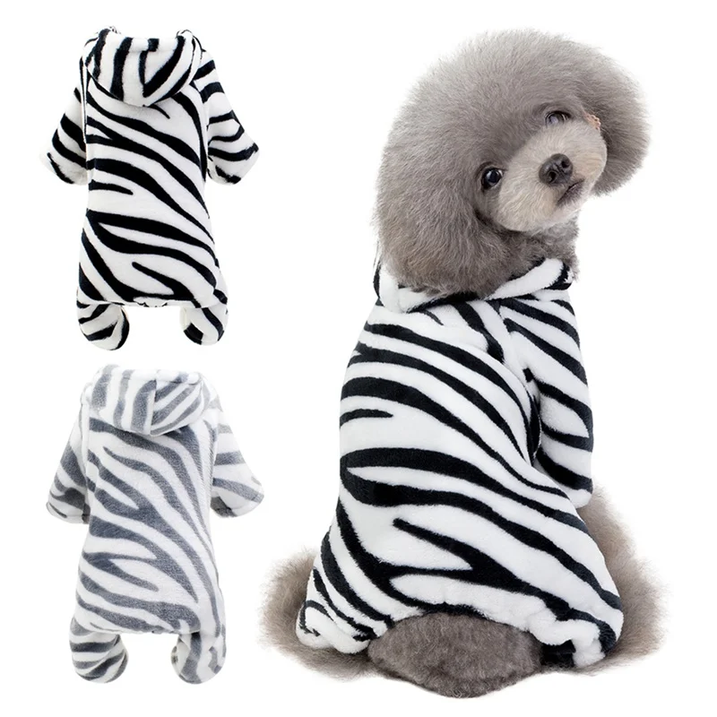 Flannel Dog Clothes Soft Warm Pet Clothing Winter 4 Legged Zebra Pattern Velvet Clothes For Small And Medium Dogs
Flannel Dog Clothes Soft Warm Pet Clothing Winter 4 Legged Zebra Pattern Velvet Clothes For Small And Medium Dogs